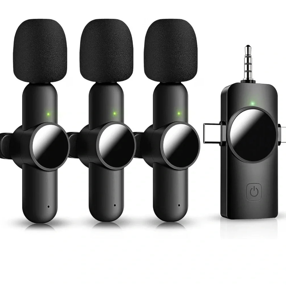 Wireless Microphone Lavalier Set - Black